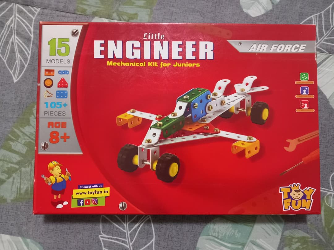Toy Fun Little Engineer Air Force Mechanical Kit for Juniors (photo 1 of 2)