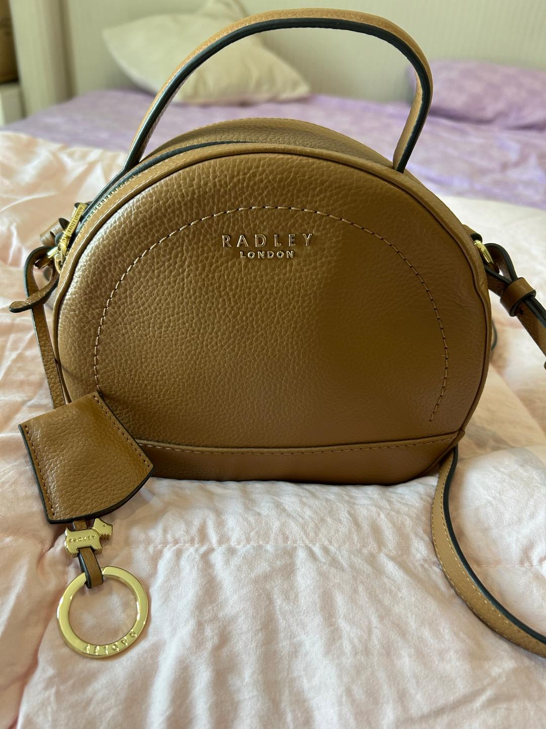 Radley London Tan Leather Circle Crossbody Bag (photo 1 of 2)