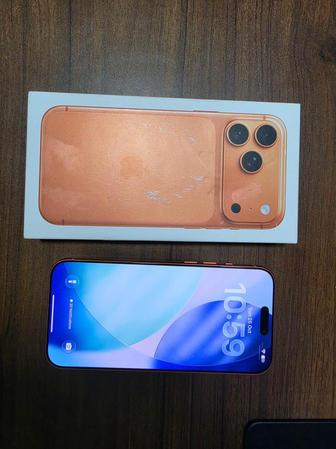 iPhone 17 Pro Max 512GB ( Cosmic Orange ) Physical Sim + eSIM- Pristine conditio (photo 1 of 7)