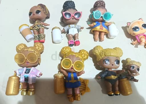 Assorted L.O.L. Surprise Dolls and Accessories Set