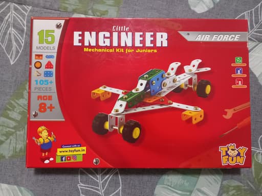 Toy Fun Little Engineer Air Force Mechanical Kit for Juniors