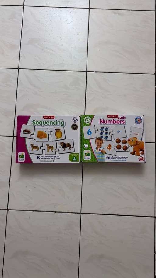 The Learning Journey Match It! Educational Puzzle Sets (Sequencing & Numbers)