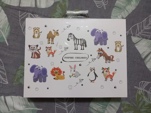 Peeplvalue Kids Art & Drawing Set Suitcase, 64 Pcs