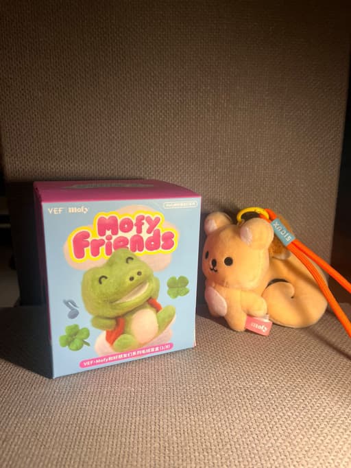 VEF Mofy Friends Plush Keychain Toy with Box
