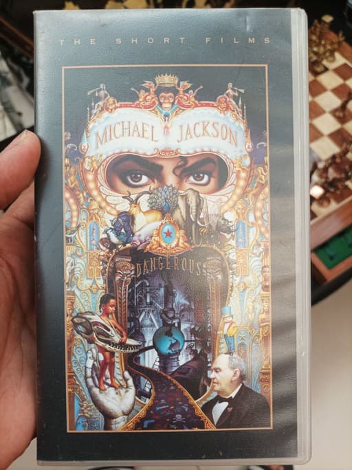 Michael Jackson - Dangerous: The Short Films VHS Tape (PAL)